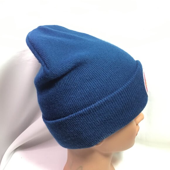 Dutch Bros Coffee Beanie Hat Patch Blue Winter Hat Snowboarding - Picture 4 of 5